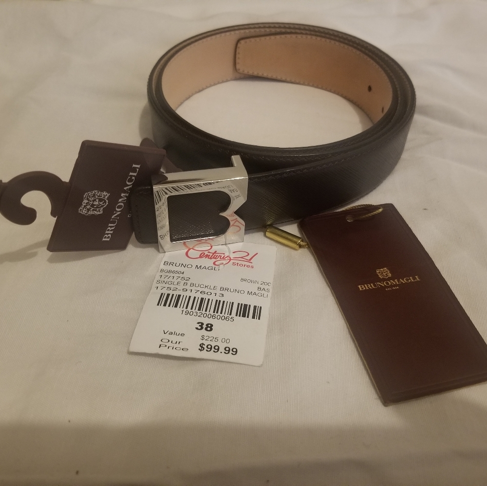 Mens Brunomagli belt size 38